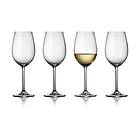 Lyngby Lasi Clarity vitvins 35 cl 4-pack Clear