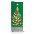 Gold Flatyz Holiday Christmas Tree dekorativ ljusstake 6x15 cm unisex