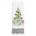 Flatyz Holiday Christmas Tree with Snow dekorativ candlestick 6x15 cm unisex