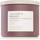 Bath & Body Works Leather Brandy doftljus 411g unisex