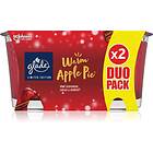 Glade Warm Apple Pie scented Candle Dubbel doft Apple, Cinnamon, Baked Crisp 2x1