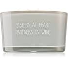 My Flame Candle With Crystal Sisters At Heart, Partners In Wine scented Candle 1