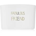 My Flame Fresh Cotton Fabulous Friend scented Candle 75x50 cm