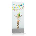 Flatyz Greetings Happy Birthday Giraffe dekorativ ljusstake 6x15 cm