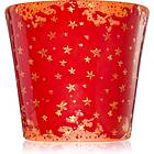 Scented Candle Wax Design Stars Bordeaux 14 cm unisex