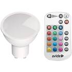 Avide Lightning Smart LED GU10 4,2W RGB+W med IR-fjärrkontroll