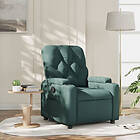 vidaXL Reclinerfåtölj mörkgrön tyg 372485