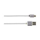Skross Steel Line USB-kabel USB till Micro-USB Typ B 1 m