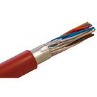 Nexans ELAQBY Larmkabel 10x2x1.0 mm, röd 1 m, kapad