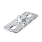 Fischer Basplatta med 8 mm Gänga 80x30 mm