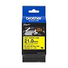 Brother Tape Krympslang 21mm Hse-651e Black/gul
