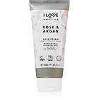 I Love... aturals Rose & Argan Fuktgivande handkräm Med doft av rosor 100ml female