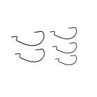 Westin Fishing Offset Ewg Hook #4/0 (5-pack) Black Nickel