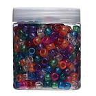 Panduro Hobby 540 glittrande beads – runda fina pärlor med stora hål