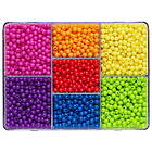 Panduro Hobby Pärlmix med 2850 runda pärlor i färger, Ø4 mm