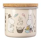 Muurla Moomin emaljburk med korklock 1.3l Bon Appétit