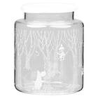 Muurla In the Woods glasburk med silikonlock 17 cm Klar-vit