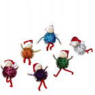 Panduro Hobby DIY-kit Lively Elf Kids – pyssla julens glittrigaste syskonskara – 6 figurer. L. 10–12 cm