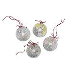 Panduro Hobby DIY-Kit Colouring Xmas Baubles – färglägg motiv och dekorera i 4 julkulor