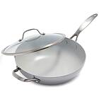 GreenPan Venice Pro wok with Lid 30 cm