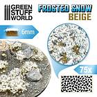 Green Stuff World Tufts 6mm Frosted Snow Beige