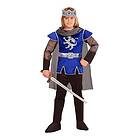Medium Blå King Arthur Barn Maskeraddräkt