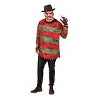 Elm Street Mördare Maskeraddräkt X-Large