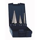 Set EVENTUS Step drill bit HSS 0/9 1 2 3 pcs.