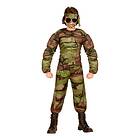 Soldat med Muskler Barn Maskeraddräkt Large