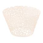 Cupcake Wrapper Elfenben Lace 12-pack