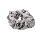 Lenoites Scrunchie i siden Accessoarer & tillbehör Dam Grå 0