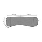 Brafab Möbelskydd (Andas) Till hörnsoffa 335-335 x 105 x 70 cm