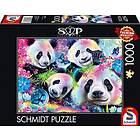 Schmidt : Sheena Pike - Rainbow Pandas (1000)