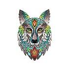 Eureka : Rainbow Wooden Puzzles, Wolf (180)