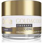 Delia Cosmetics Gold & Collagen Therapy Nattkräm förbättrar hudens elasticitet 50ml female