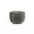 Ring 7East Pattern Signet Accessoarer Herr Svart M