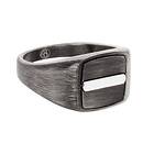 by BILLGREN Clayton Ring Steel Accessoarer Herr Svart 19 mm