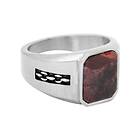 by BILLGREN Cody Ring Steel Accessoarer Herr Silver 1,8 cm