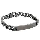 by BILLGREN Sebastian Steel Bracelet Black Accessoarer Herr Svart 19 cm