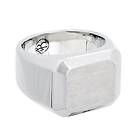 by BILLGREN Cole Signet Ring Steel Accessoarer Herr Silver 22 mm