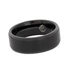 by BILLGREN Charlie Ring Black Accessoarer Herr Svart 20 mm