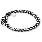 by BILLGREN Sylvester Steel Bracelet Black Accessoarer Herr Svart 20 cm