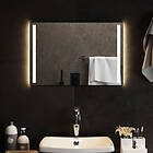 vidaXLMiroir de salle de bain LED 60x40 cm 151744