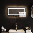 vidaXL Kylpyhuoneen peili LED 60x30 cm 151781