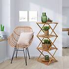 Bambu Home&Styling Hopfällbar hylla 4 plan 447470