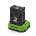 Greenworks Batteri GSK60B2; 60 V; 2,0 Ah; Li-ion laddare
