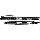 Richmann Merkepenn C0140; 1-2 mm; svart