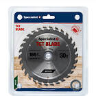 Specialist Sågklinga för trä Wood; 165x1,4x30/20/16 mm; Z30