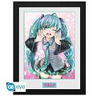 ABYstyle HATSUNE MIKU Framed print "Wink" (30x40 cm)