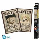 ABYstyle ONE PIECE Set 2 Chibi Posters Wanted Zoro & Sanji (52x35 cm)